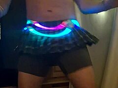 Exotic dancer gives private show with max