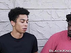 Hey, wanna see a gay teen ride a massive black schlong bareback? Tell me how that monster cock feels in his tight ass!
