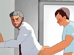 Wow! Gay Novinho Fucks Boss for European Football Contract in Bara Yaoi!