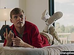 Bratty Gay Boy Seduces Manly Counselor for Deep Action