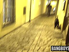 ¡Dos tíos gay chupando polla al aire libre! 😜