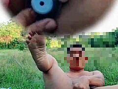 Wow, tengok permainan solo telanjang luar, panas! 🔥