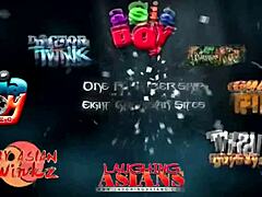 يا، شوف هذا التوينك المبلل يجن جنوناً مع مهارات شفط آسيوية