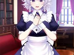 야, Otutome Sakuya의 섹시 3D 봐!