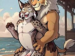 이 게이 퍼리 포르노 컴필레이션 스페셜에 빠졌어