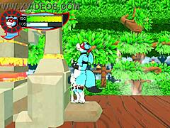 वाह! बीच पर ओ सो हीरो गे हentai गेम में अनंत कमशॉट्स!