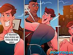 رياضيو كرة السلة الكاملون - أكبر زب في الرسوم المتحركة