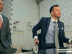 Franky Fox και Vadim Romanov χτυπάνε σκληρά στο αποδυτήριο χωρίς προφυλακτικό