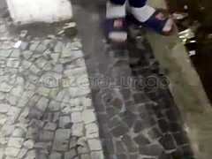 Prokletstvo, divji orgazem z mladimi fanti na ulici Madureira!