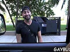 wild homosexual bareback action with free goo in rough anal creampie