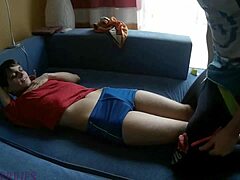 Вау, молодые 18+ бойфренды пробуют настоящий гей анал впервые! Это их самый горячий момент!