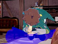 Konosuba Yaoi！Kazuma日本口交射满嘴！