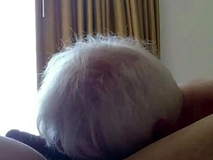 Grandpa's girlfriend enjoys big cock