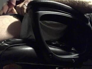 Gay masturbation scene with satisfaction