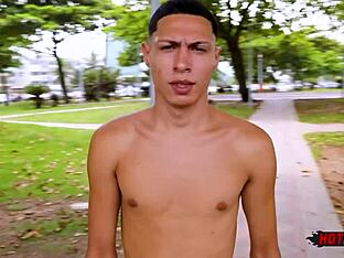 Skinny black guy in hardcore scene