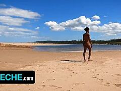 straight dude plows gay friend then bangs black stud at beach