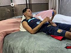 primo hetero gets handjob relief