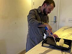 Fui pintar casa e rico me fodeu! Video promocional quente! 🔥