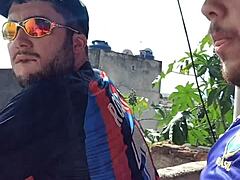 Ever Seen a Bear Drill a Twink on a Public Rooftop?