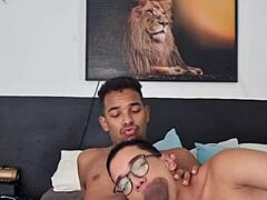 The white boy invited me to study but ended up taking black cock in his ass.