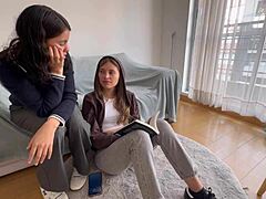 想在家庭房子里操我继父的性感伴侣，合辑风格 😈