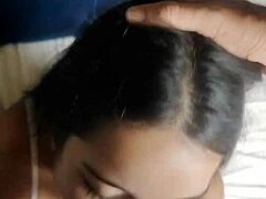 Lunah Blanc geme tare înghițind pulăria mea mare! 😍