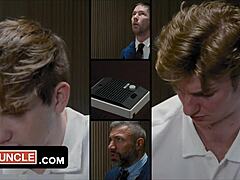 Είμαι εθισμένος σε αυτή την παρωδία απολύσεων γκέι, freeuse δράση twink στο Sexerance Μέρος 1!