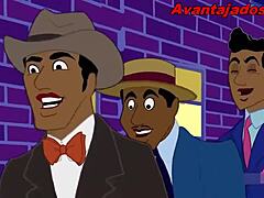 动漫男同狂欢与巨大黑鸡巴疯狂行动