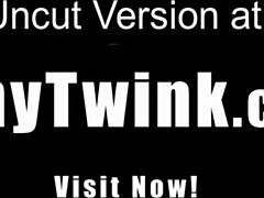 Wow, tiny 18+ twink shakes doc with raw breeding power!