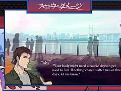 激しいゲイのスローダメージアニメアクション