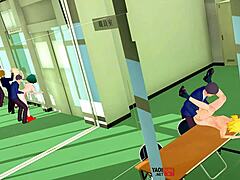 Jsem tak nadržený v tom yaoi orgií My Hero Academia, kde Deku, Bakugou, Todoroki a Kaminari dostávají do prdele od spolužáků v anime hentai