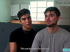 Sinto uma conexão louca nesse doc sobre a foda real dos casados latinos Adrián Andrés e Alfonso Osnaya