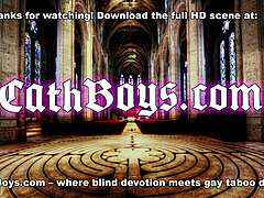 Priest Spencer Anal Fucks Twinks In Confessional Booth