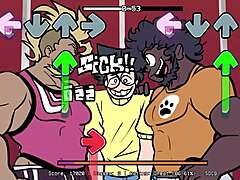 friday funkin turns into wild gay cartoon sex fest