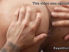 gay businessman gets anal fucked in a restroom at the airport